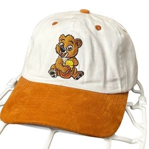 HoneyPot Bear Hypnotic Hats Leather Strapback Dad Cap Adjustable OS